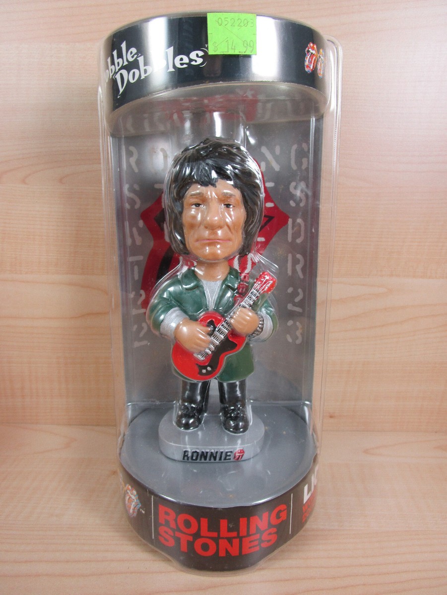 ローリングストーンズ　ROLLING STONES ボブルヘッド　ボビングヘッド Rolling Stones BOBBLE DOBBLES Set of 4 LICKS World Tour 2002