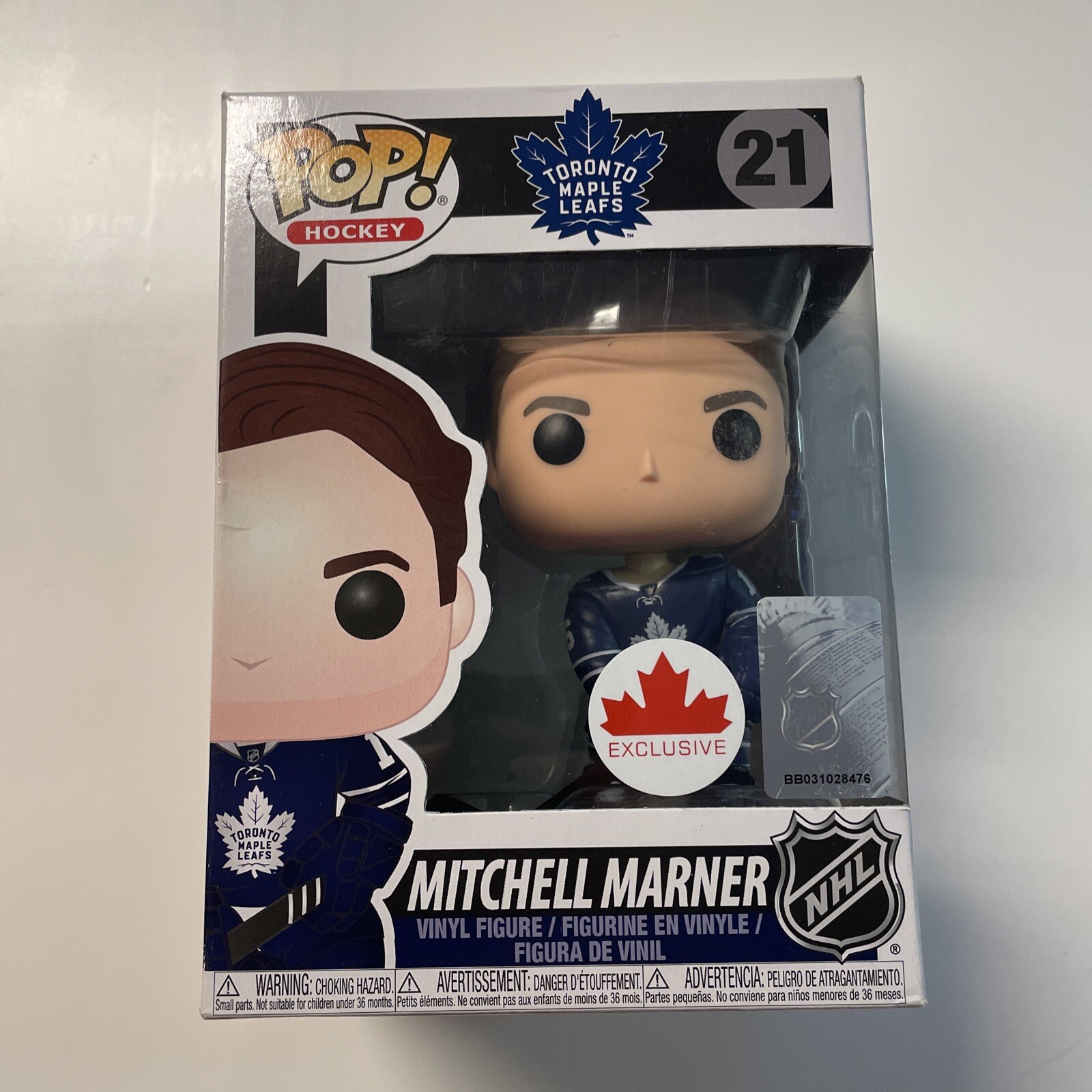 Mitchell Marner #21 Nhl Toronto Maple Leafs Hockey Funko Pop! Vinyl Figure. Nib.