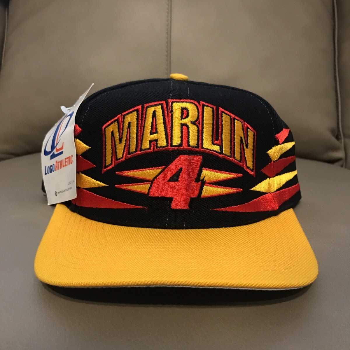 Sterling Marlin Kodak Film Racing Logo Athletic Diamond Vintage Snapback  Cap Hat