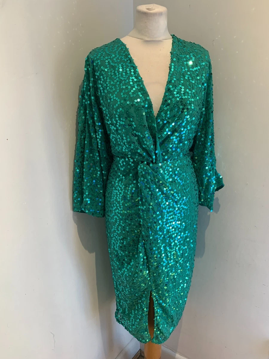 boohoo green sequin dress Pantasy 99122 – Bulma Figure – Anime Nostalgia in a Pink Dress – Brickminded main image 0