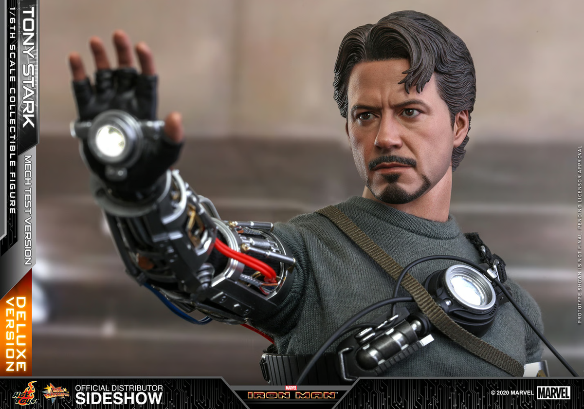 1/6 Iron Man Tony Stark Mech Test Deluxe Version Figure Hot
