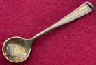 Gorham H205 Pattern 2.5" Sterling Silver Salt Spoon Gold Washed Bowl No Monogram