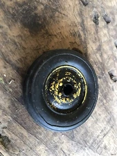 Vintage Toy 🚜  Front Tire Wheel Replacement Yellow 1 7/8 “ D