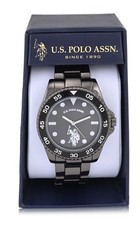 U.S. Polo Assn Analog Watch W/Adjustable Band...