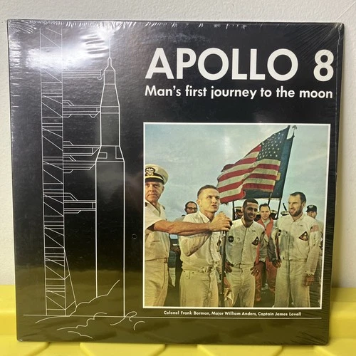 Apollo 8 Man's First Journey to the Moon NEW SEALED LP Vinyl Record 1969 Rand