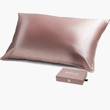 NIB BLISSY Mulberry Silk Pillowcase STANDARD Rose Gold