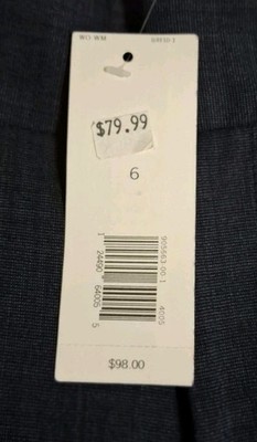 Banana Republic Jackson Fit Trouser Dress Pants Womens 6 (actual