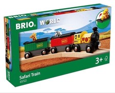 BRIO WORLD SAFARI TRAIN 3-Car Formation 1b4b4b