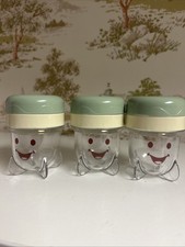 Baby Bullet Food Storage Cups with Lids Set of 3 Date Dial 3 Inch Replacements