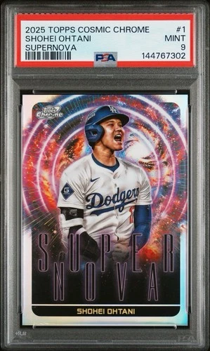 2025 Topps Cosmic Chrome Shohei Ohtani Supernova #S-1 PSA 9 *DODGERS*