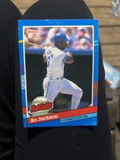 Bo Jackson BC-10 Donruss 91 Error Card miscut