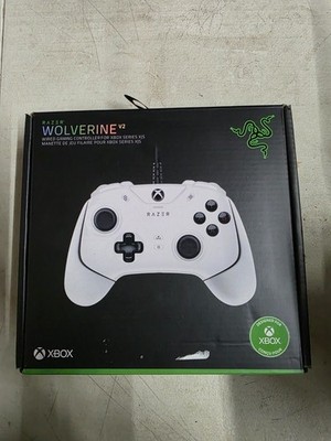 Razer Wolverine V2 Wired Controller Xbox Series X/S PC White open box
