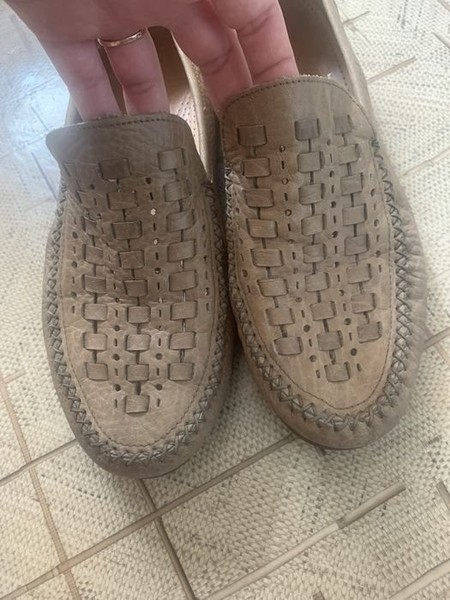 Men Sioux Heels Beige Leather 42