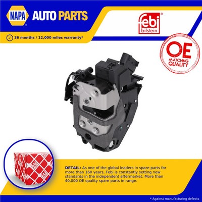 Door Lock fits VOLVO XC60 Mk1 2.0 Rear Right 09 to 17 31301944 31349871 Febi New