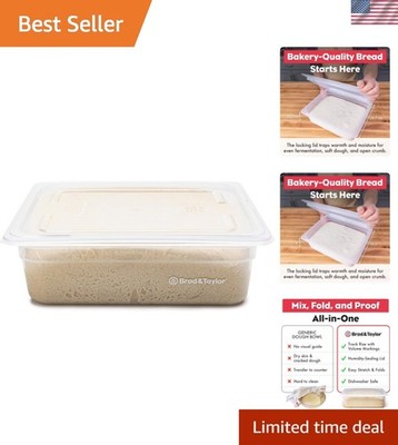 Proofing Container With 6L Capacity, Fits Up to 3000 Grams of Dough   Dough R...