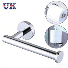 Toilet Roll Holder Dispenser Wall Mounted Stainless Steel Modern Style UK🔥