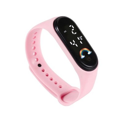 LED Wrist Watch Digital Sport Silicone Strap Kids Teen Girls Boys Children Gift