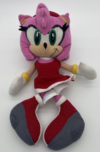 Amy Rose Sonic The HedgeHog Toy Network 15" Sega 2005 Plush Toy Doll