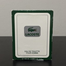 Lacoste Pour Homme Eau de Toilette 3,38 oz/100 ml botella de salpicaduras - De colección Nuevo en caja