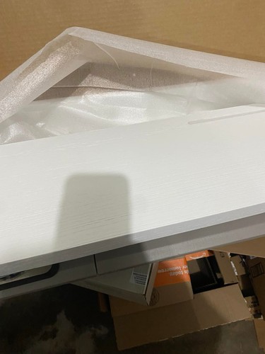 TEAMIX White Dual Monitor Riser for 2 Monitors,-42inch, Wood 42 inch, - Afbeelding 5 van 6