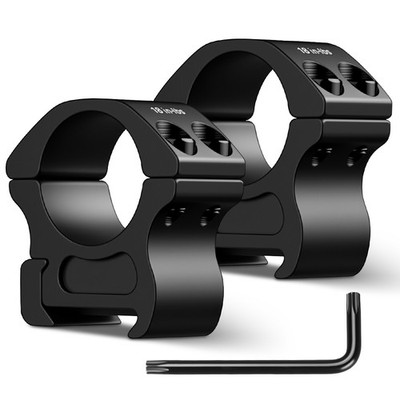 2Pcs 30mm Precision Grinding Scope Rings Mount for Picatinny Rail and Scope