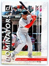 2020 Donruss #D-5 Rafael Devers Dominators Rapture