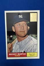 1996 Topps - Mickey Mantle Commemorative Reprints Mickey Mantle #11 1961 Topps