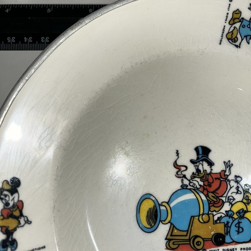 2 Cormar Dutch Ceramic/Aluminium, 1960’s Walt Disney Baby Warming Plates Rare - Bild 7 von 20