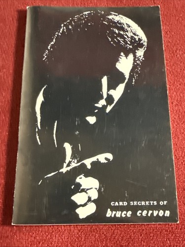 Card Secrets Of Bruce Cervon 1st Ed VNTG 1976 Ex Libris Kreskin Signed 