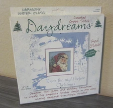 Vintage Cross Stitch Santa Kit Daydreams Harmony Under Glass Pere Noel 72628