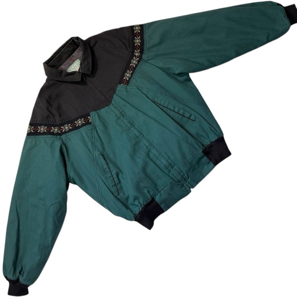 Vintage Canyon Guide Outfitters Jacket with Aztec trim 