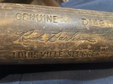 Rick Burleson Boston Redsox game-used cracked broken bat