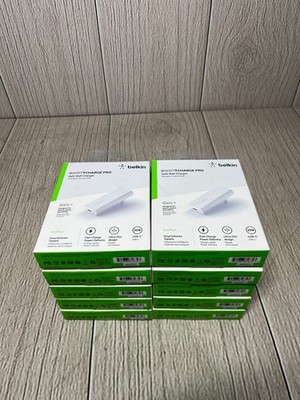 Lot of 10 Belkin Boost Charge Pro 20W USB-C GaN Wall Charger