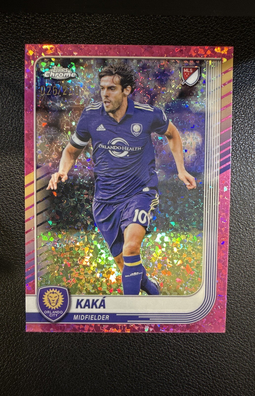 2025 Topps Chrome Mls - Kaka #60 Pink Mini-Diamond Refractor /250
