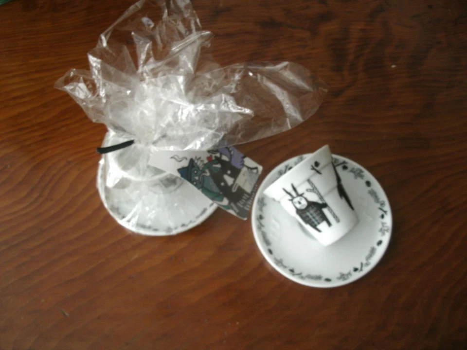 bebok BOGUCICE 2 Espressotassen Polen Teufel Butzemann Weihnachten Sammler RAR - Bild 2 von 4