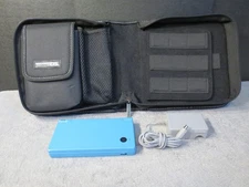 Blue Nintendo DSi Bundle-Carrying Case, Charger, Stylus, Car Adapter & 13 Games