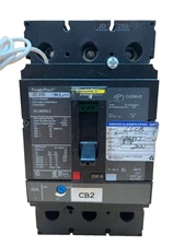 SQD JDL36250LC Circuit Breaker 250A 3P 600V 3PH Lug to Lug Used