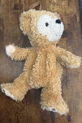 Disney Parks Store Duffy The Teddy Bear 11 Plush Stuffed Toy Clip & Zippered