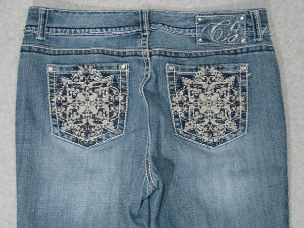 TG05456 **CODE BLEU** MARIELLE SLIM STRAIGHT WOMENS JEANS sz10/29 - Image 3 of 4