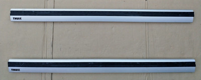 Thule 711100 WingBar Evo 108 Roof Bars, Pair (Bars and Top Cover Strip Only)