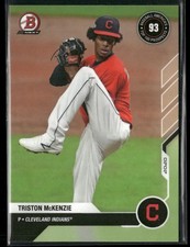 2021 Bowman Next Baseball America's Top 100 Prospects #BA-19 Triston McKenzie