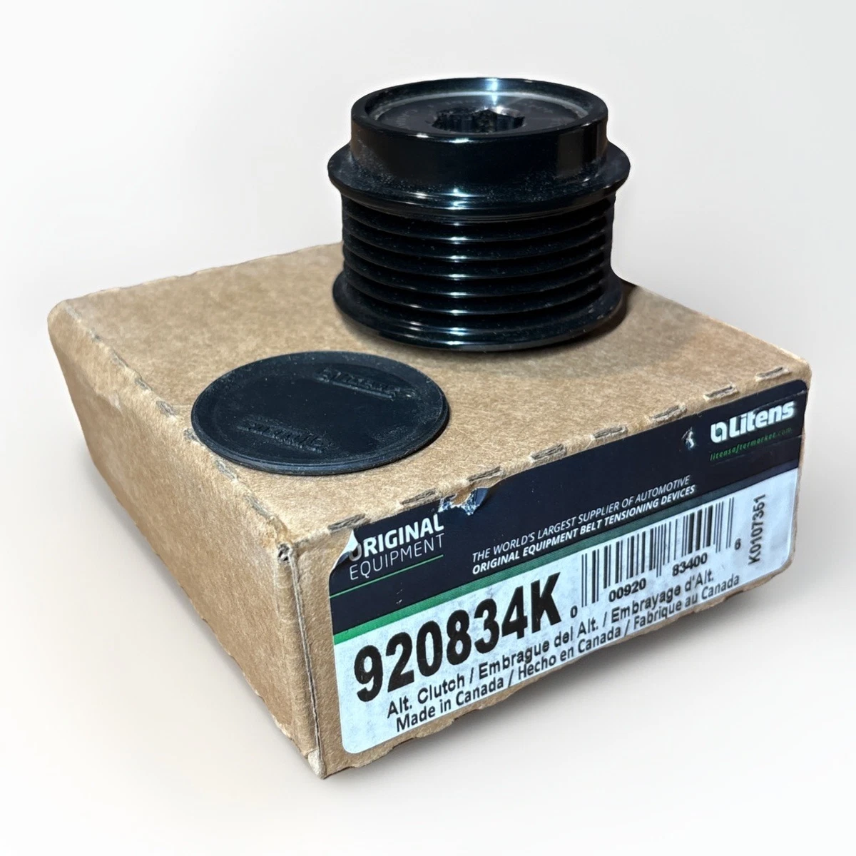 Litens 920834K Alternator Decoupler Pulley New photo 1