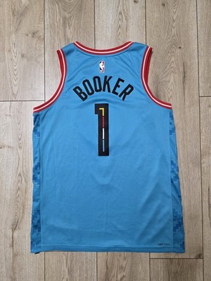 PHOENIX SUNS NIKE JERSEY BOOKER BASKETBALL SHIRT BLUE NBA JERSEY