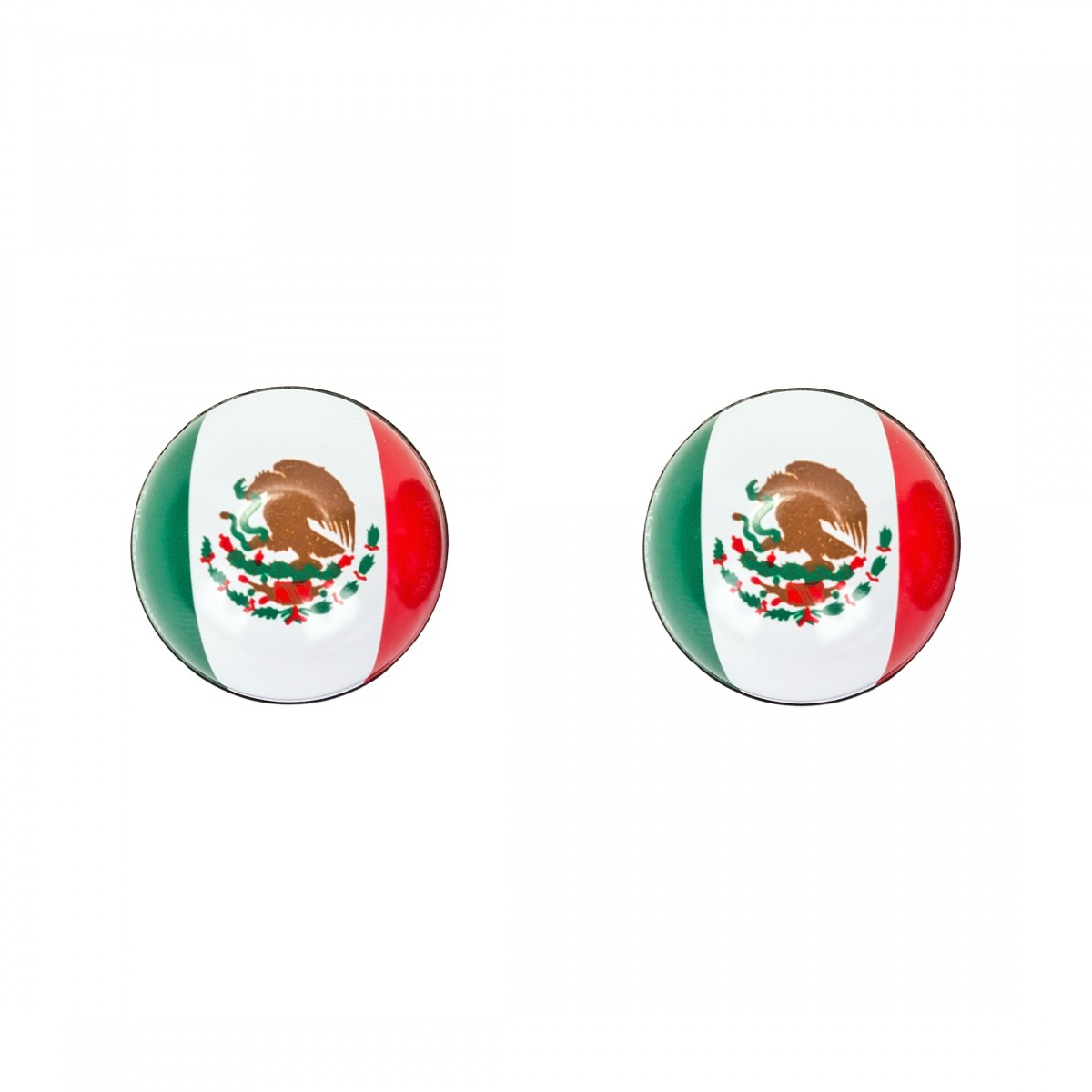 Колпачки клапанов Schrader с мексиканским флагом - Прочные декоративные аксессуары для велосипедных клапанов 2890₽