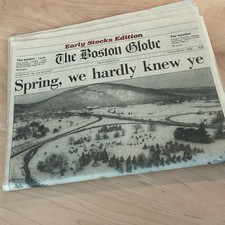 The Boston Globe Early Stocks Edition Newspaper March 30, 1984 