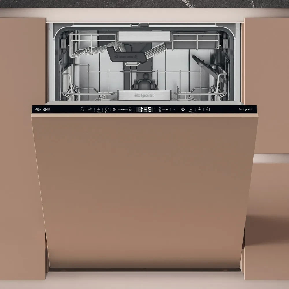 Hotpoint H8IHT59LS UK 60cm Integrated Dishwasher 14 place with Slider Hinges