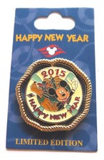 Disney Cruise Line pins: New Years Eve 2014 / New Years Day 2015, LE 1500