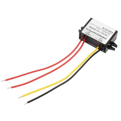 3A Step Down Power Supply, Car Voltage Regulator, AC 10-28V to DC 12V Converter