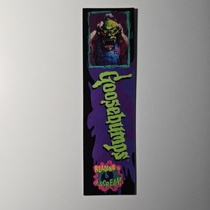 Goosebumps: "Reading is a Scream" Lenticular Bookmark, TM/Parachute Press Inc.