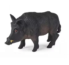 Wild Boar Pig Toy Action Figure Small Animal Figurine Doll Gift for Kids